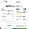 Greece DEI utility bill Word and PDF template, fully editable