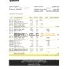 Guatemala Agromercantil bank statement Excel and PDF template