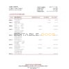 Guatemala Azteca bank statement Excel and PDF template