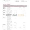 Guatemala Azteca proof of address bank statement template in Word and PDF format (.doc and pdf)