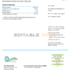 Guatemala INDE Instituto Nacional de Electrificación electricity utility bill template in Word and PDF format