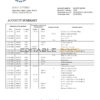 Guinea-Bissau Banco da Uniao proof of address bank statement template in Word and PDF format