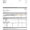 Hong Kong HSBC The Hongkong and Shanghai Banking Corporation Personal Integrated Account Statement template in Word and PDF format (2 pages)