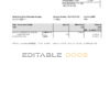 Hong Kong HSBC The Hongkong and Shanghai Banking Corporation bank statement template in Word and PDF format (2 pages)