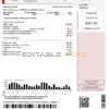 Hong Kong Hongkong Electric Company utility bill template in Word and PDF format