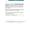 Canada British Columbia Hub of the Salmo Kootenays utility shut off notice, Word and PDF template