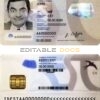 Estonia ID template in PSD format