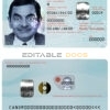 Norway ID template in PSD format, fully editable
