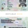 South Africa ID template in PSD format, fully editable (2013 – present)
