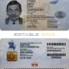 Kyrgyzstan ID template in PSD format, fully editable