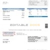 USA Missouri Independence Utilities utility bill template in Word and PDF format
