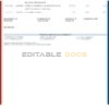 India HDFC bank statement Word and PDF template, 5 pages