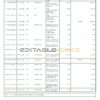 India KVB bank statement, Word and PDF template, 2 pages