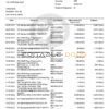 India Kotak Mahindra bank statement Word and PDF template, 7 pages