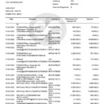 India Kotak Mahindra bank statement Word and PDF template, 7 pages