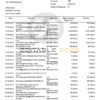 India Kotak Mahindra bank statement Word and PDF template, 7 pages