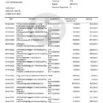 India Kotak Mahindra bank statement Word and PDF template, 7 pages