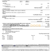 India Tata Indicom mobile utility bill template in Word and PDF format, 2 pages
