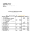India United Bank of India bank statement, Word and PDF template, 2 pages