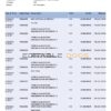 Indonesia Bank Mandiri bank statement Word and PDF template