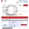 Ireland Meteor utility bill template fully editable in PSD format