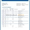 Israel First International Bank of Israel proof of address bank statement template in Word and PDF format