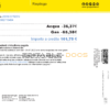 Italy Gruppo Hera utility bill, Word and PDF template