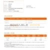 Italy ING bank statement Word and PDF template, 2 pages