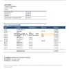 Jamaica National Bank proof of address statement template in Word and PDF format