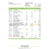 Jamaica Sagicor bank statement Excel and PDF template