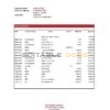 Jamaica Scotiabank bank statement Excel and PDF template