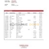 Jamaica Scotiabank bank statement template in Word and PDF format