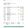 Jordan Cairo Amman bank statement Excel and PDF template