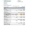 Jordan Commercial Bank JCB bank statement easy to fill template in .xls and .pdf file format