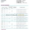 Kazakhstan Forte bank statement template in Excel and PDF format