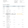 Kenya ABC bank statement template in Word and PDF format