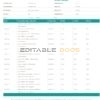Kenya CBA Loop bank statement, Word and PDF template, 6 pages