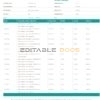 Kenya CBA Loop bank statement, Word and PDF template, 6 pages