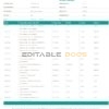 Kenya CBA Loop bank statement, Word and PDF template, 6 pages