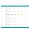 Kenya CBA Loop bank statement, Word and PDF template, 6 pages