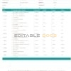 Kenya CBA Loop bank statement, Word and PDF template, 6 pages
