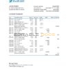 Kuwait Burgan bank statement Excel and PDF template