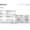 Kyrgyzstan Optima bank statement Excel and PDF template