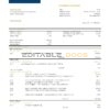 Laos LCNB Bank statement template in Word and PDF format