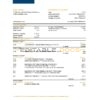 Laos LCNB bank statement Excel and PDF template
