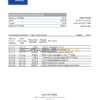 Laos Lao Viet bank statement Excel and PDF template