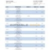 Lesotho Standard Lesotho Bank statement template in Word and PDF format