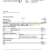 Libya Jumhouria Bank statement template in Word and PDF format