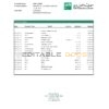 Libya Sahara Bank statement Excel and PDF template