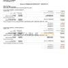 Lithuania Paysera account statement, Word and PDF template